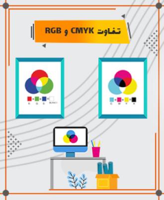 تفاوت  CMYK و RGB